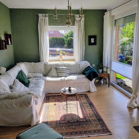 Ferienwohnung Haus Papenburg Garten Parkplatz Nordsee Kültér fotó