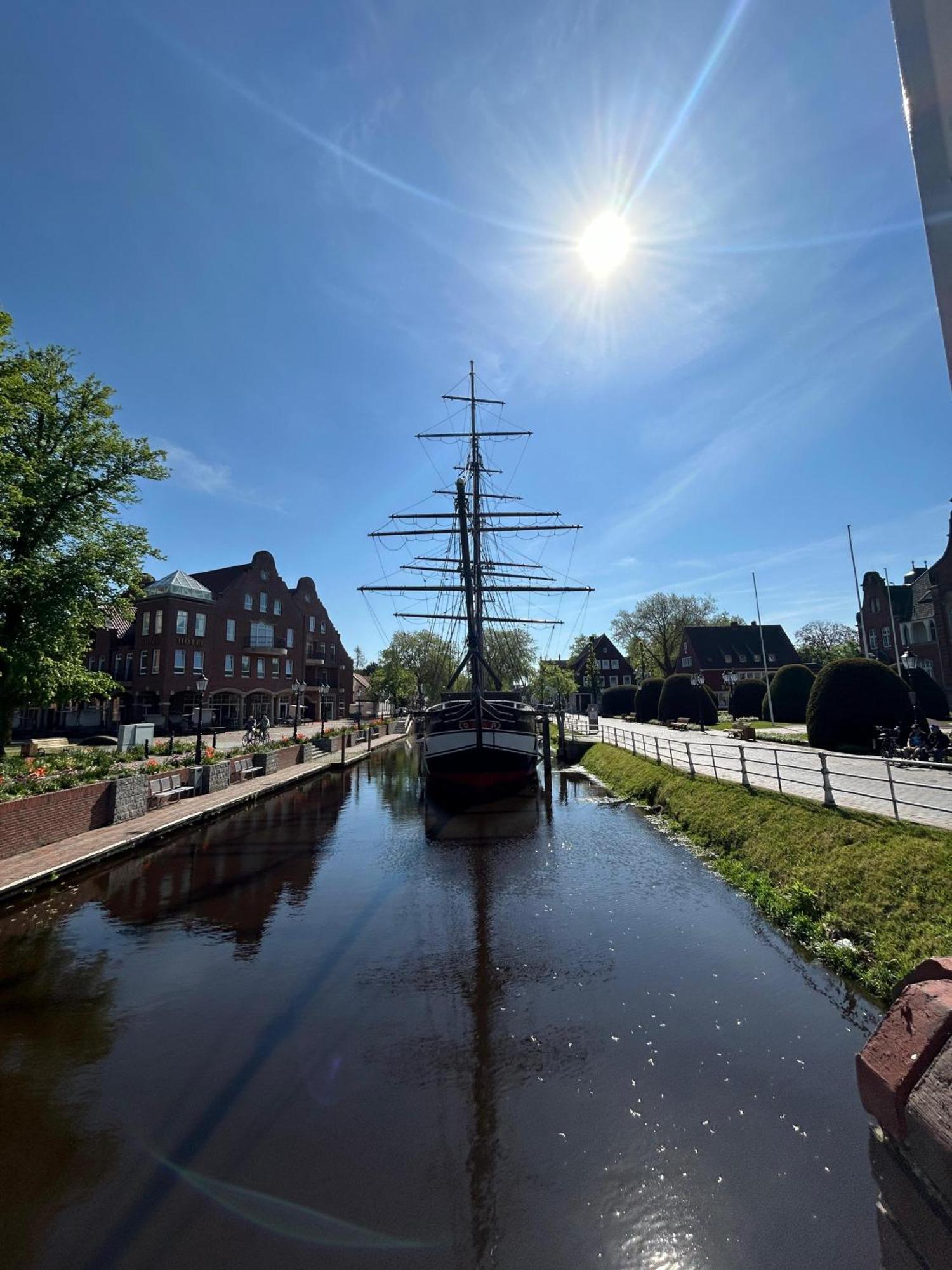 Ferienwohnung Haus Papenburg Garten Parkplatz Nordsee Kültér fotó