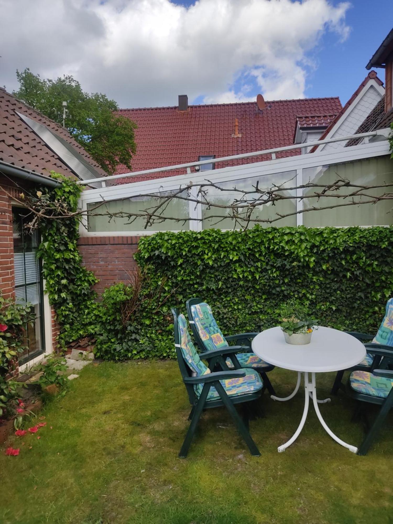 Ferienwohnung Haus Papenburg Garten Parkplatz Nordsee Kültér fotó