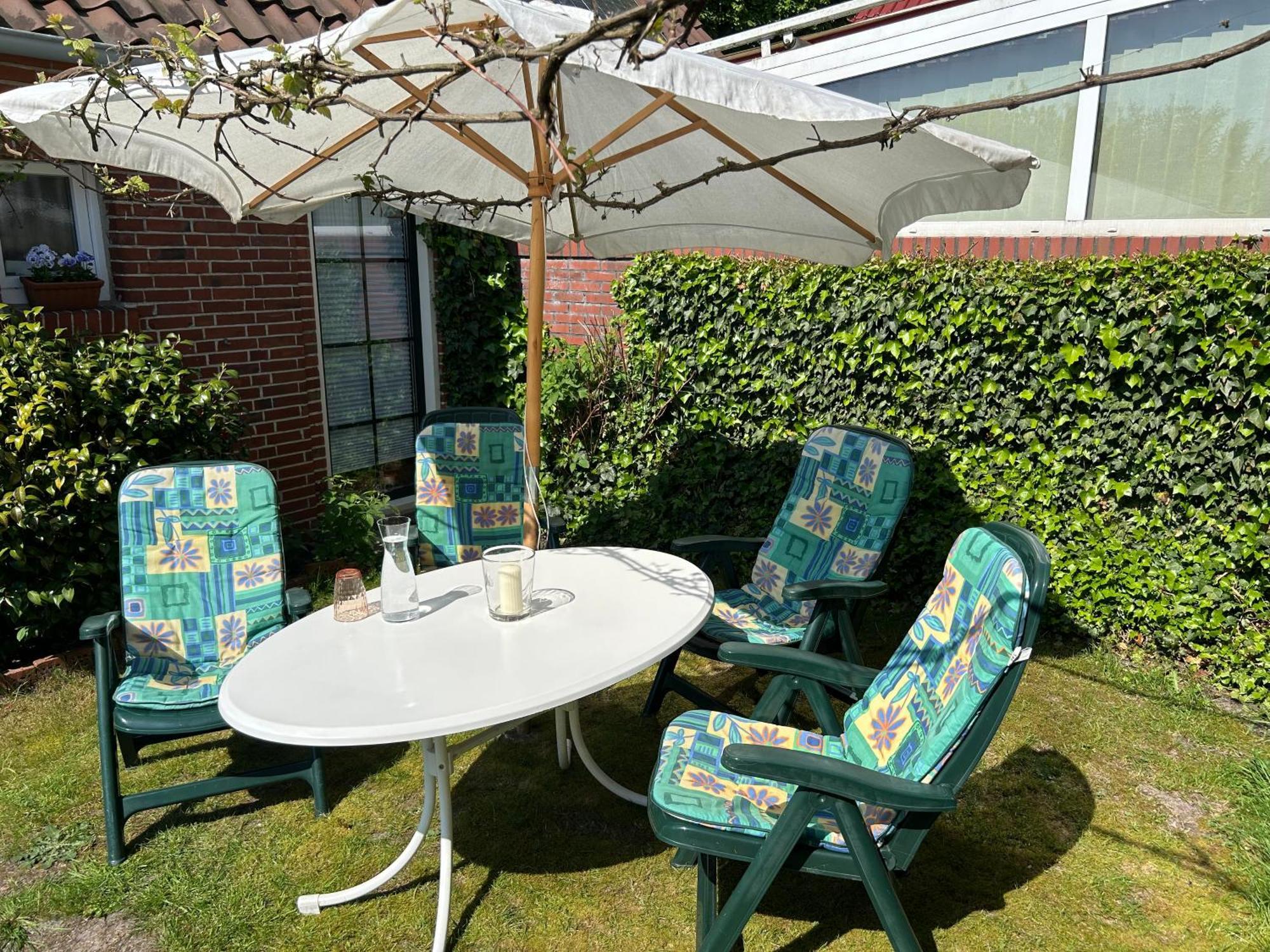 Ferienwohnung Haus Papenburg Garten Parkplatz Nordsee Kültér fotó